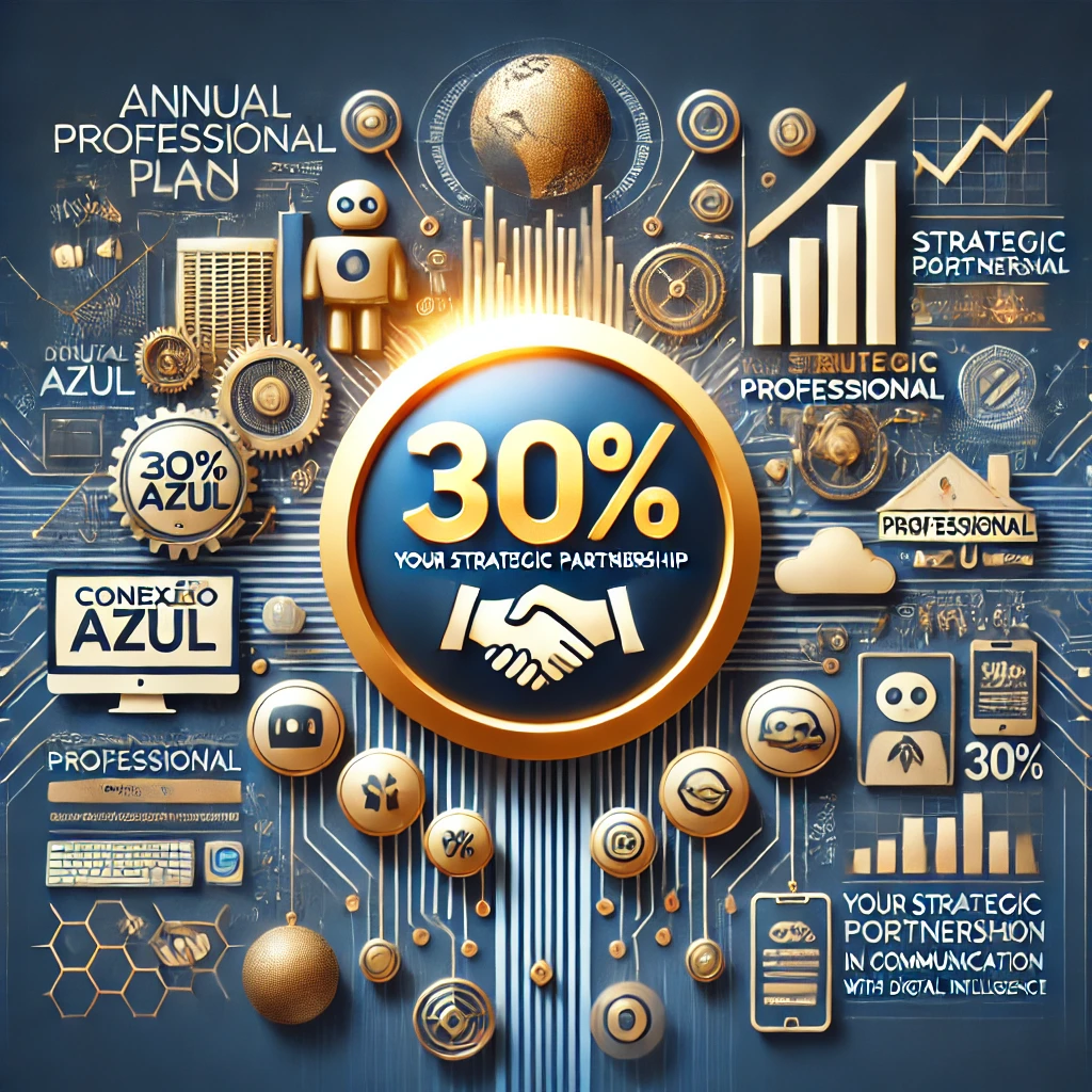 [bdicvlitt4hh2uhy] Plano Profissional (PRO) Anual da Conexão Azul com 30% De Desconto: Sua Parceria Estratégica em Comunicação com Inteligência Digital
